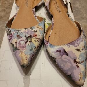 Floral Women's Shoes by Christain Siriano..Good Condition